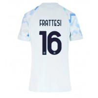Stroje piłkarskie Inter Milan Davide Frattesi #16 Koszulka Wyjazdowej dla damskie 2025-26 Krótki Rękaw